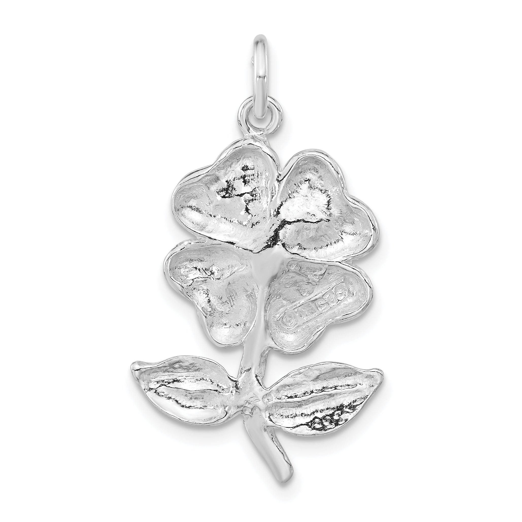 Sterling Silver 925 Polished Flower Pendant for Women Elegant Design