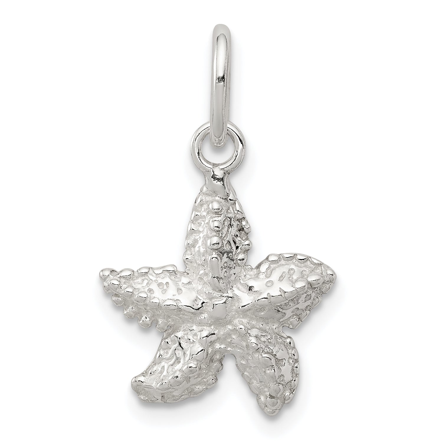 Sterling Silver Polished Starfish Charm Main image