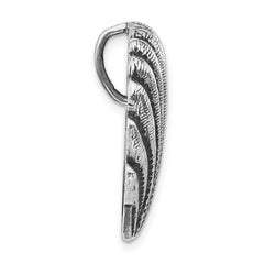 Sterling Silver 925 Antiqued Shell Pendant for Women Textured Elegance