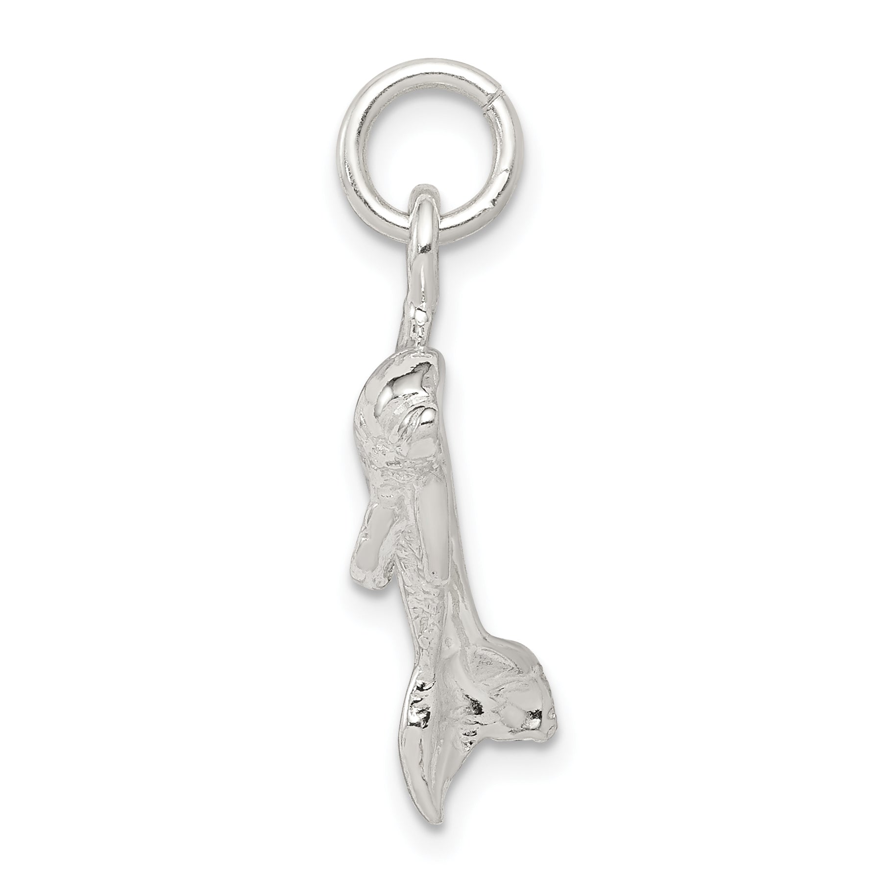 Sophia Jewelers 925 Sterling Silver Polished Dolphin Pendant with Anti-Tarnish Finish Secondary image