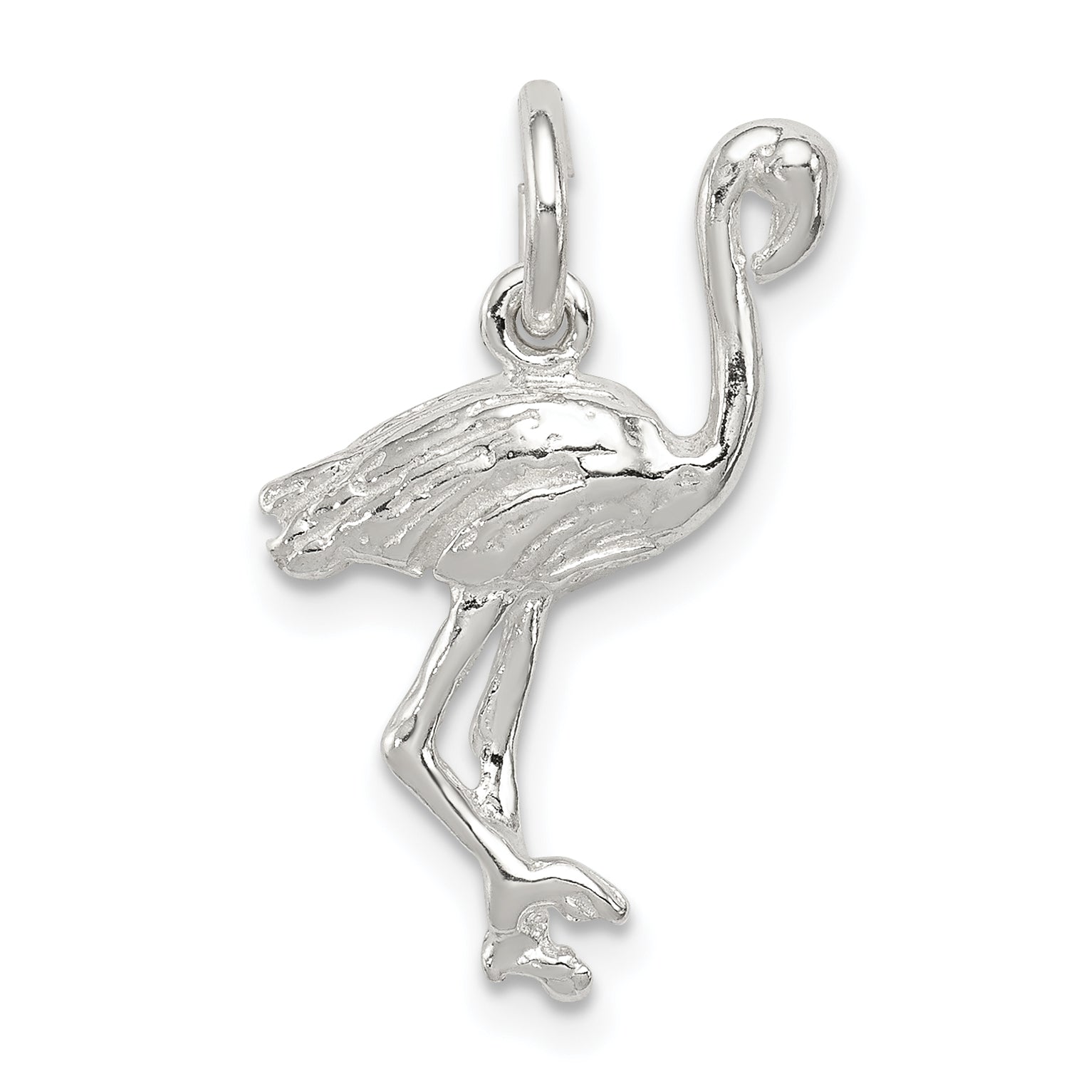 Sterling Silver Flamingo Charm Main image