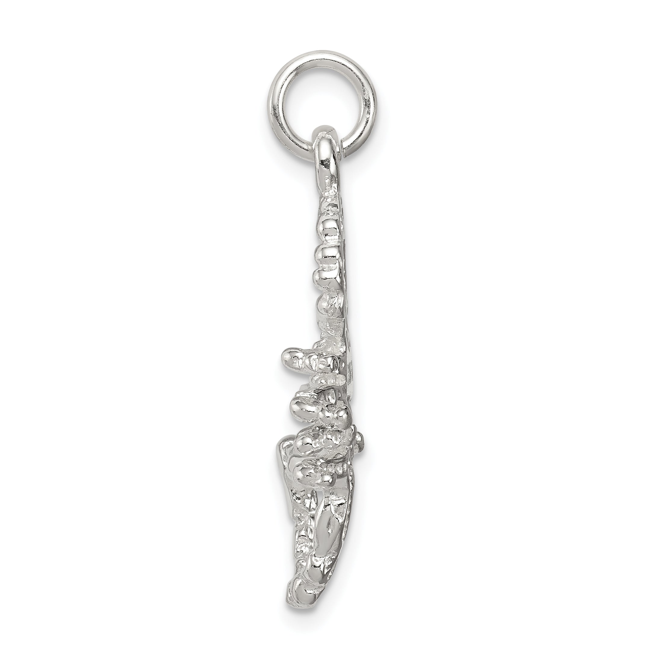 Sterling Silver Polished Scorpion Pendant