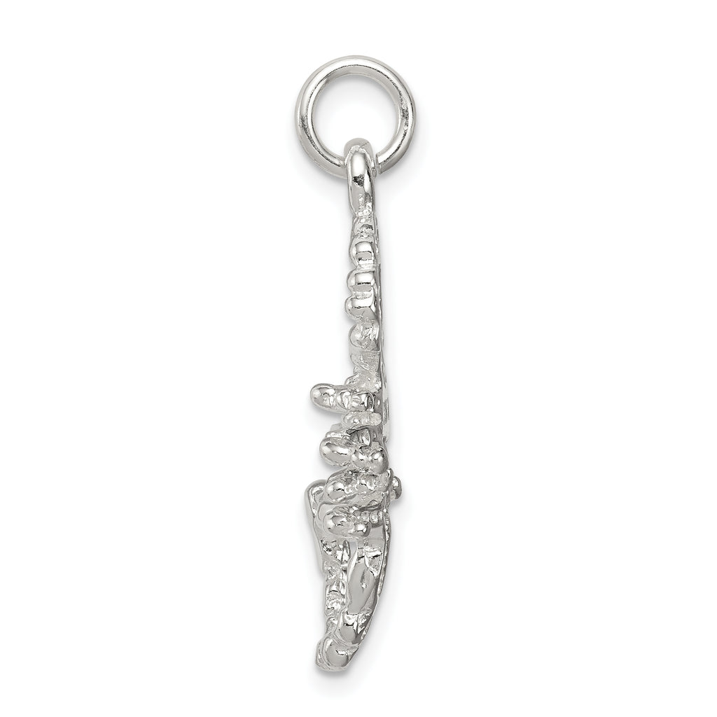 Sterling Silver Polished Scorpion Pendant