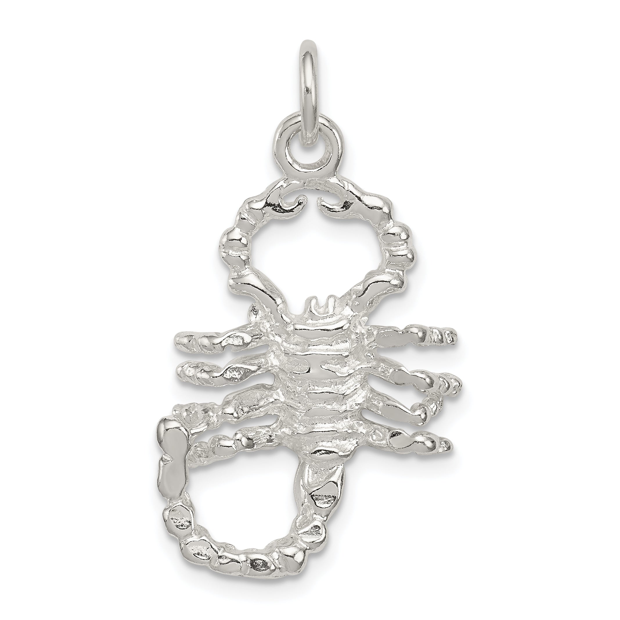 Sterling Silver Polished Scorpion Pendant Main image