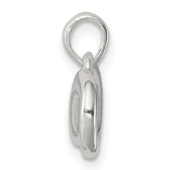 Sterling Silver Infinity Pendant with Polished Anti-Tarnish Finish