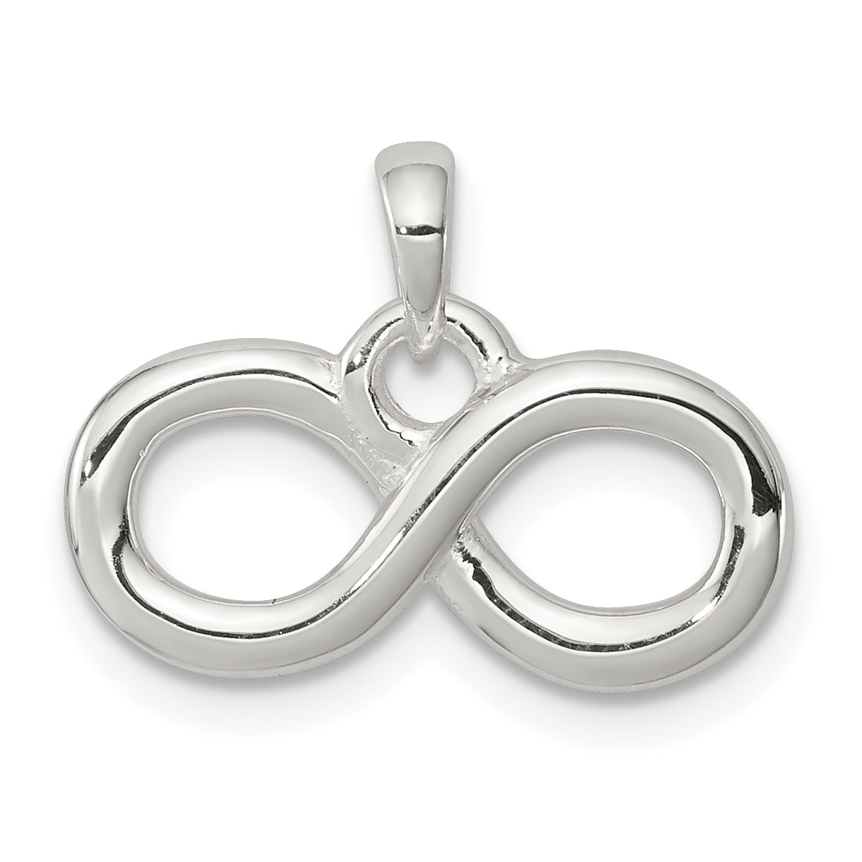 Sterling Silver Polished Infinity Symbol Pendant Main image