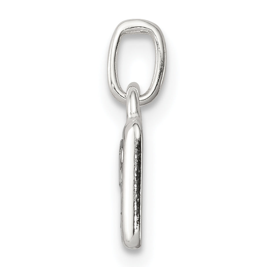 Sophia Jewelers Sterling Silver Enamel ABC 123 Pendant Polished Finish Secondary image