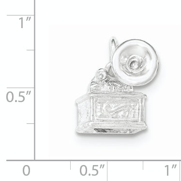 Sterling Silver 925 Photo Pendant with Polished Textured Finish