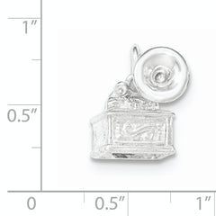 Sterling Silver 925 Photo Pendant with Polished Textured Finish