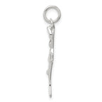 Sterling Silver 925 Polished Ballerina Pendant with Anti-tarnish Finish