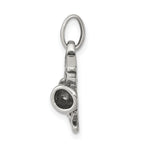 Sterling Silver 925 Cheer Pendant with Polished Antique Finish