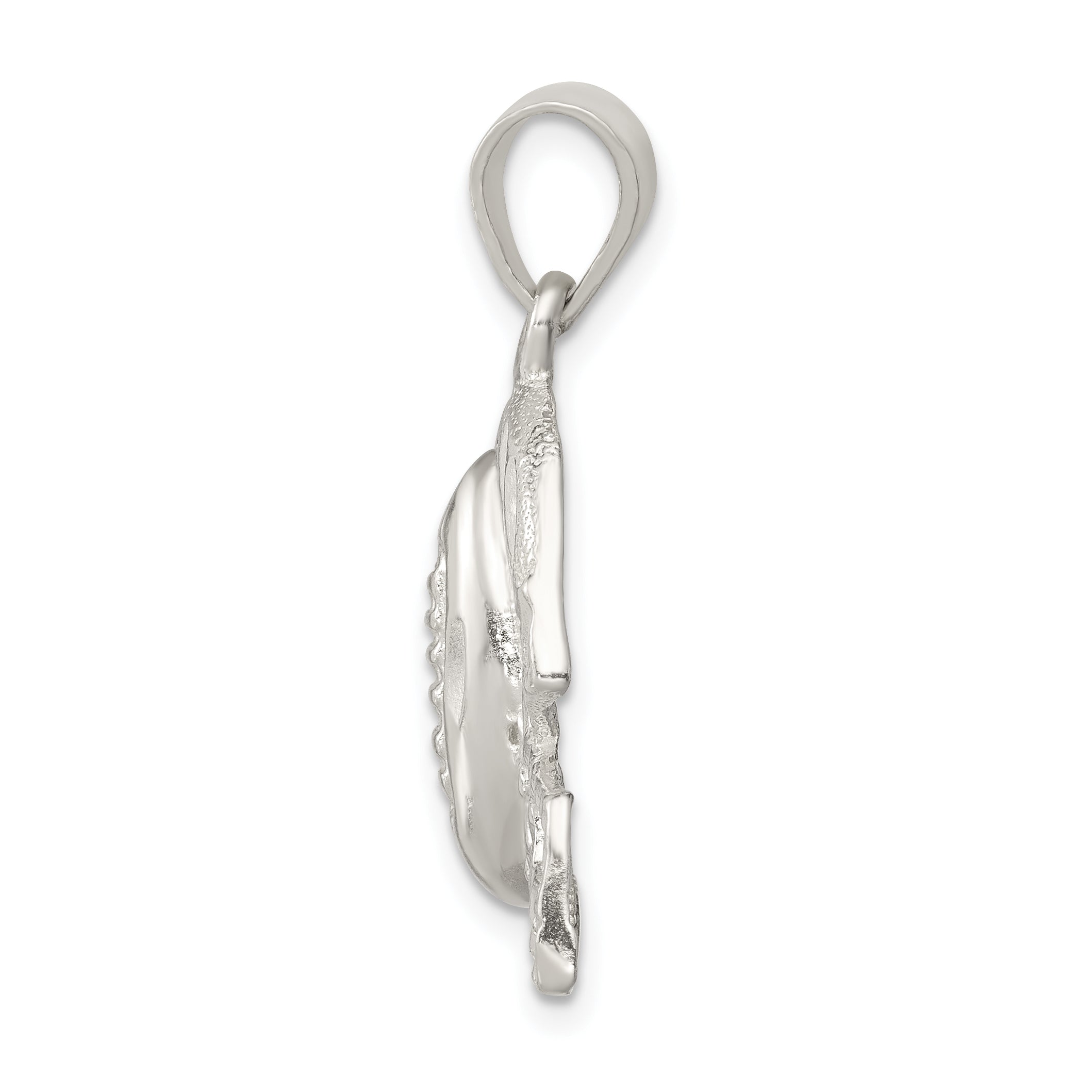 Sterling Silver Polished Football & Helmet Pendant Secondary image