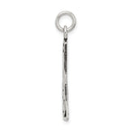 Sterling Silver 925 Antique Soccer Pendant with Polished Solid Finish