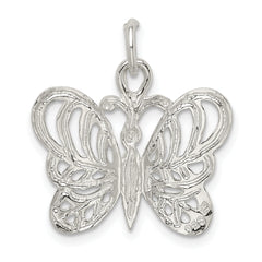 Sterling Silver 925 Butterfly Charm with Anti-Tarnish Finish Elegant Design