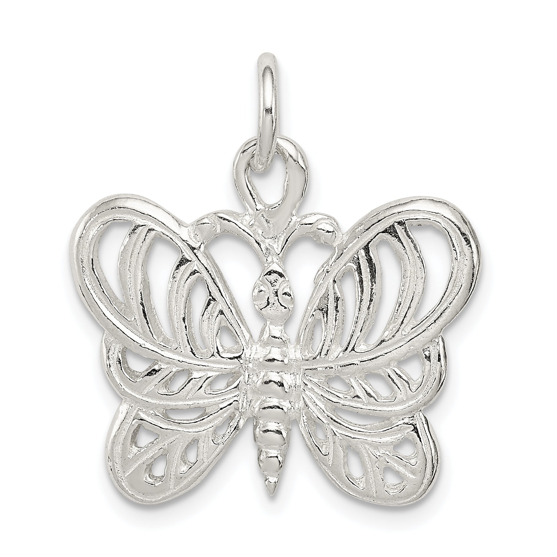 Sterling Silver Butterfly Charm Main image