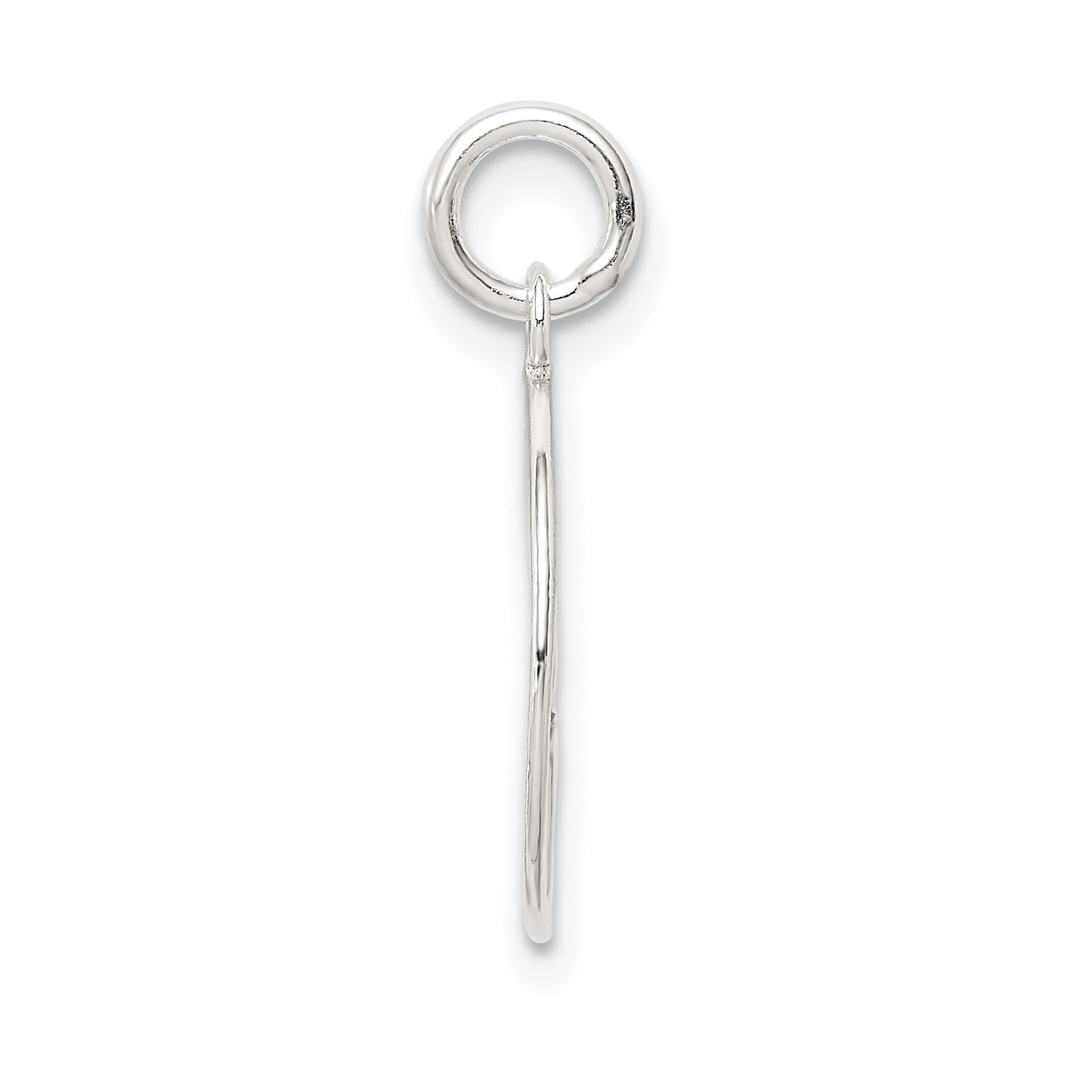 Sterling Silver 925 Basketball Pendant with Polished Anti-Tarnish Finish Secondary image