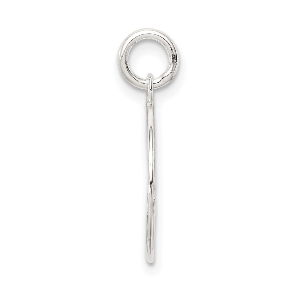 Sterling Silver 925 Basketball Pendant with Polished Anti-Tarnish Finish