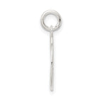 Sterling Silver 925 Basketball Pendant with Polished Anti-Tarnish Finish