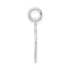 Sterling Silver 925 Basketball Pendant with Polished Anti-Tarnish Finish