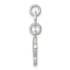 Sterling Silver 925 Paw Print Charm with Polished Anti-Tarnish Finish