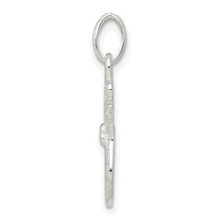 Sterling Silver 925 Cat Charm with Polished Anti-Tarnish Finish