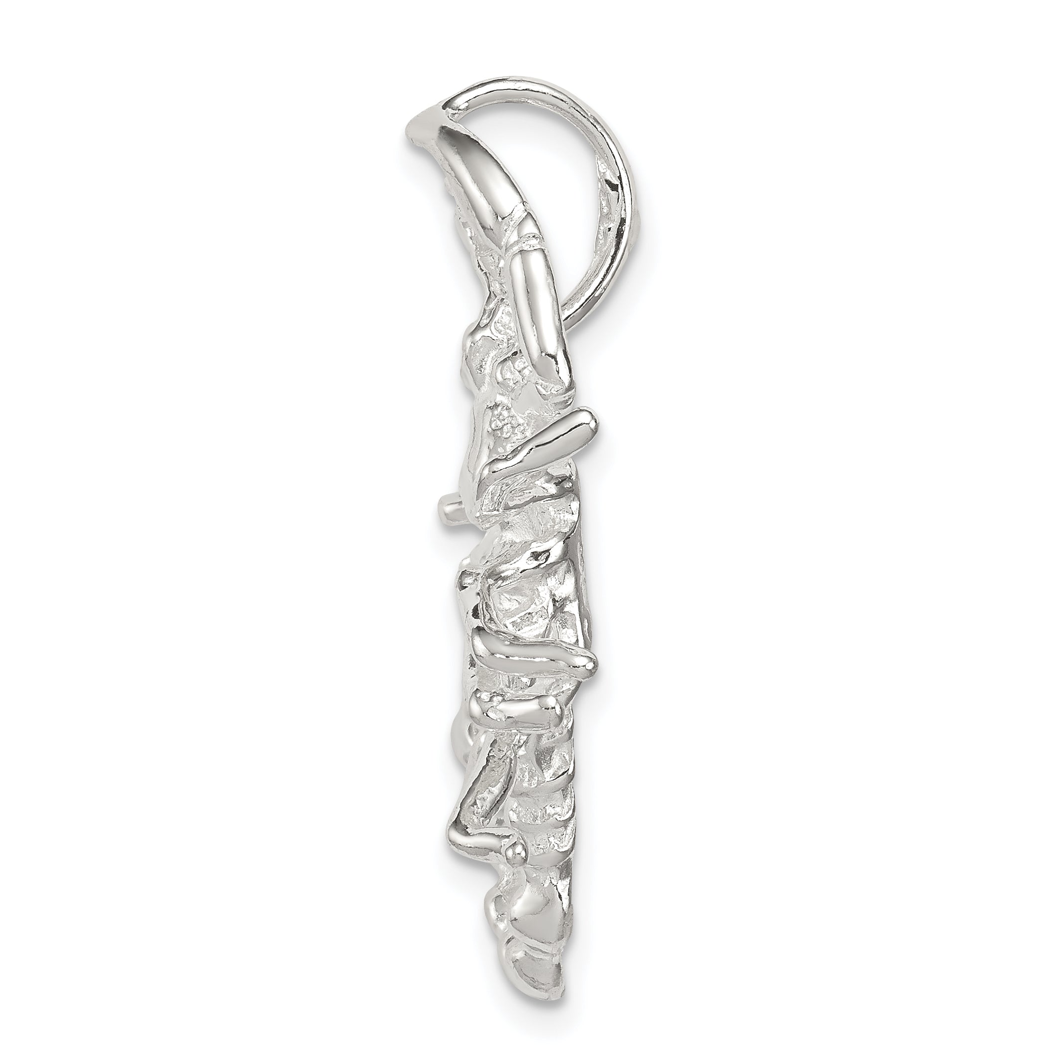 Sterling Silver 925 Men's Scorpion Pendant with Polished Anti-Tarnish Finish Secondary image