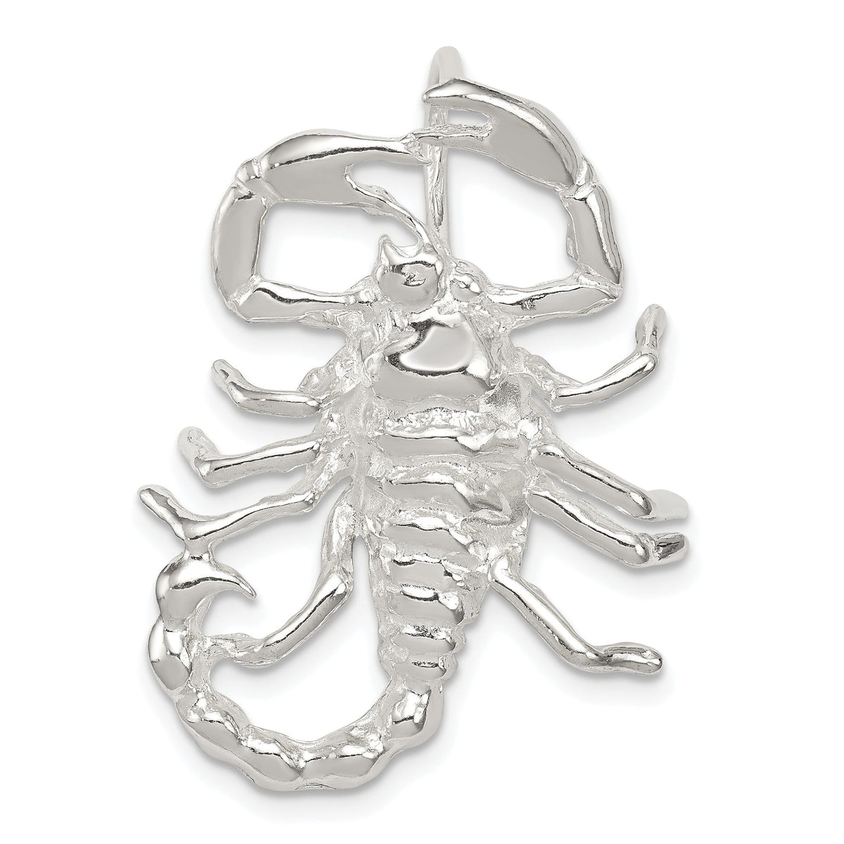 Scorpion Pendant in Sterling Silver, 33mm - Sophia Jewelers Main image