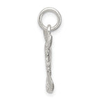 Sterling Silver 925 Scorpion Charm with Polished Anti-Tarnish Finish