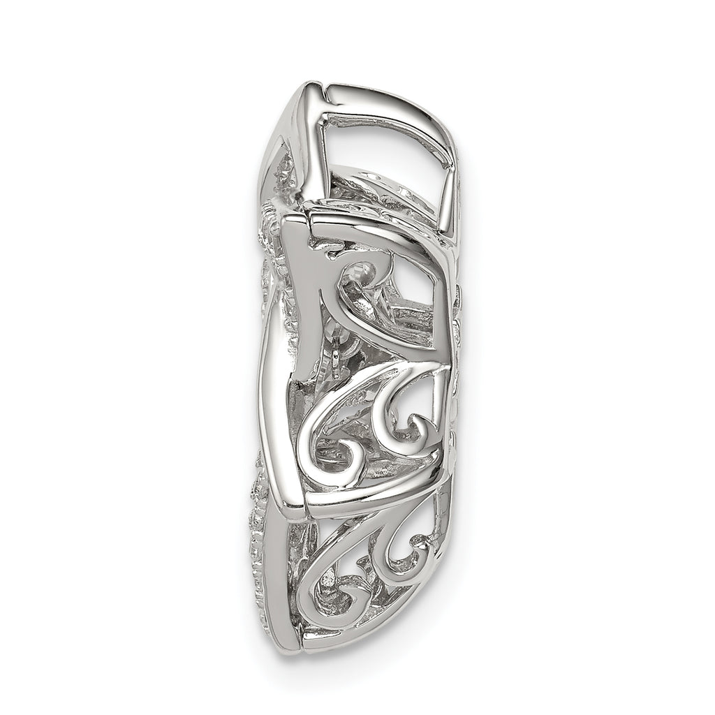 Sterling Silver CZ Star of David Pendant by Sophia Jewelers