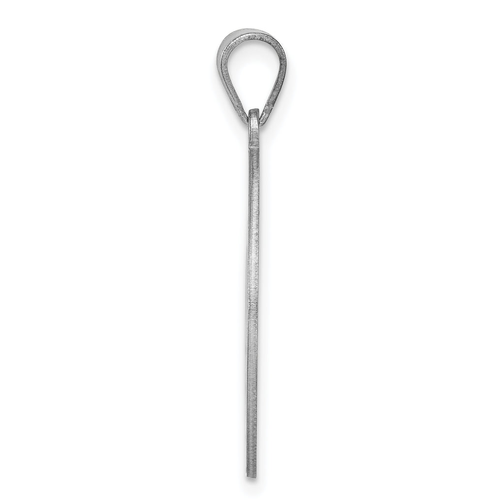 Sophia Jewelers Sterling Silver 925 Unisex Script Initial B Pendant