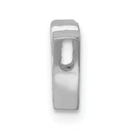 Sophia Jewelers Sterling Silver CZ Letter Y Charm with Rhodium Elegance