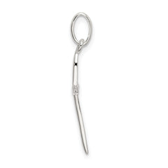 Sterling Silver 925 Polished Passion Cross Charm Anti-Tarnish Elegance