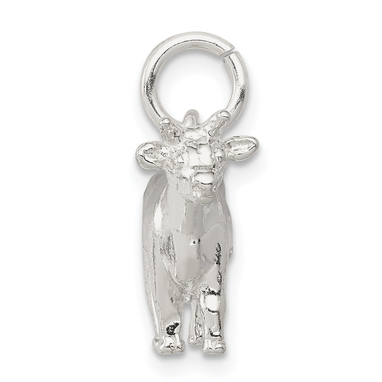 Sterling Silver Cow Charm Secondary image
