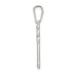 Sophia Jewelers Sterling Silver Polished Cross Pendant with Anti-Tarnish Finish