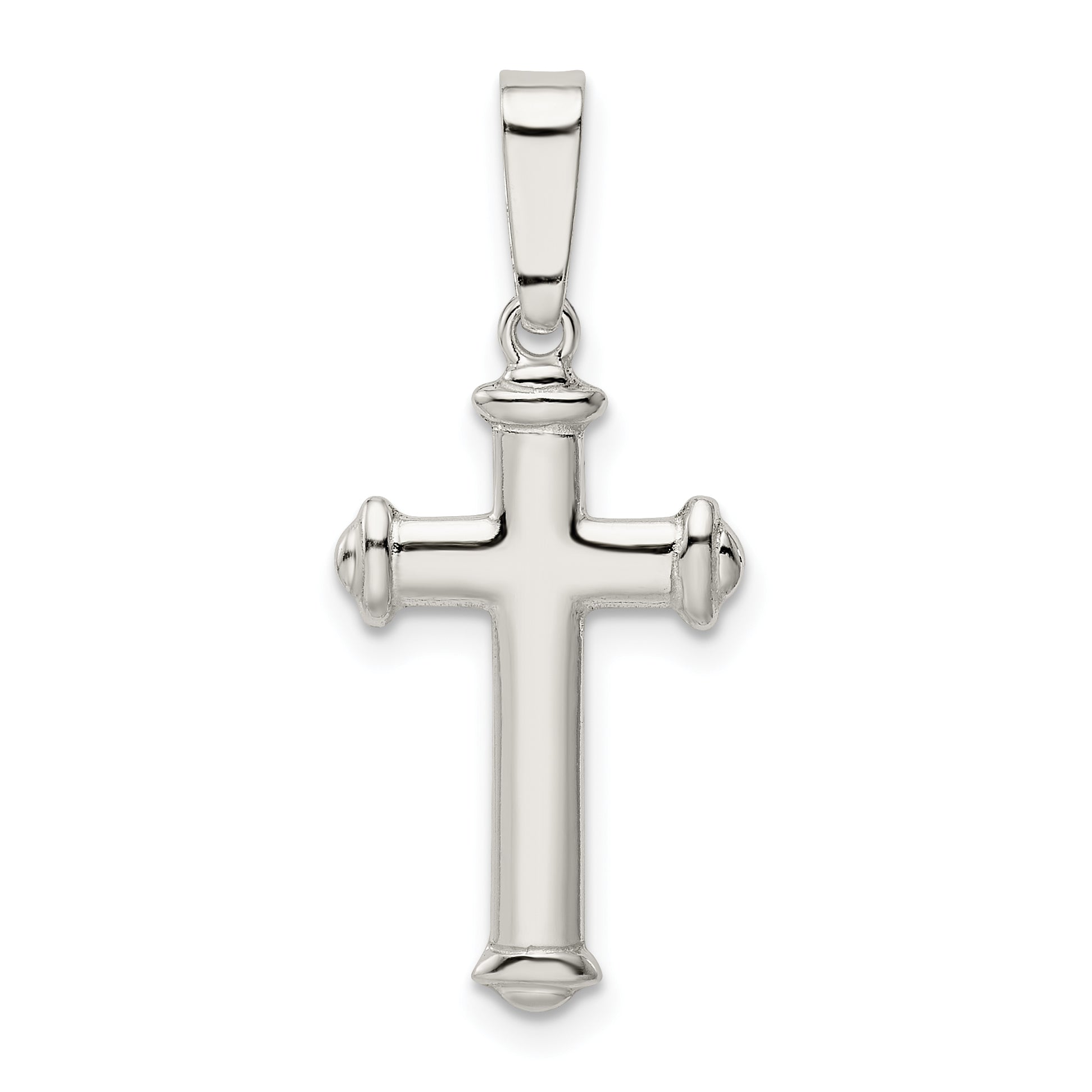 Sterling Silver Polished Cross Pendant Main image