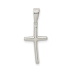 Sophia Jewelers 925 Sterling Silver Polished Cross Pendant with Anti-Tarnish Finish