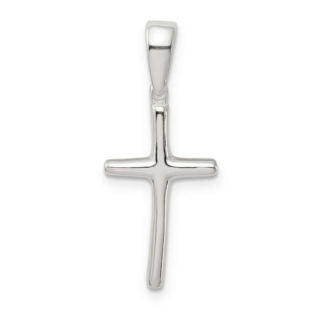 Sterling Silver Polished Cross Pendant