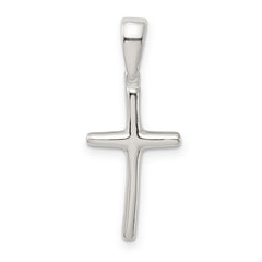 Sterling Silver Polished Cross Pendant