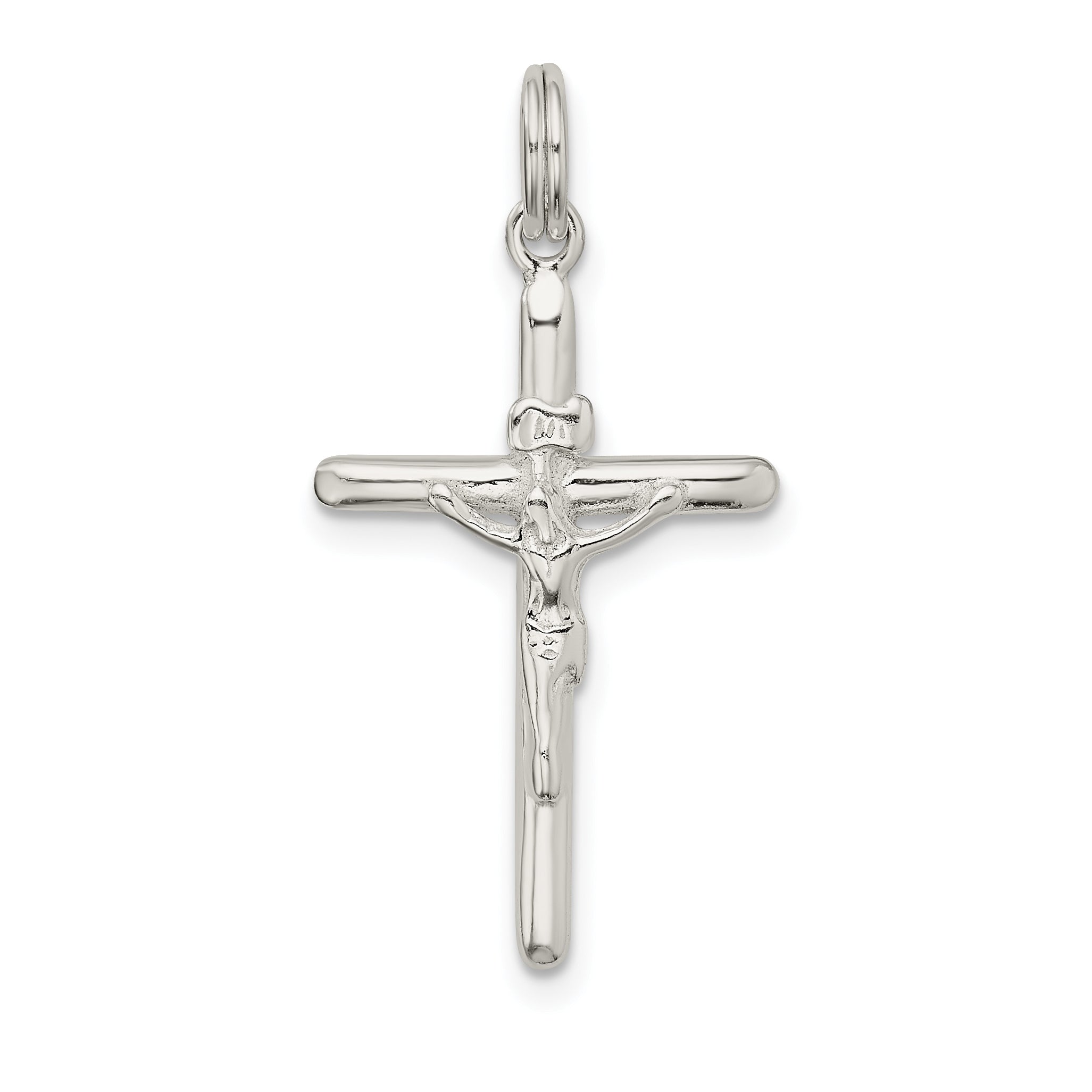Sterling Silver Polished INRI Crucifix Charm Main image