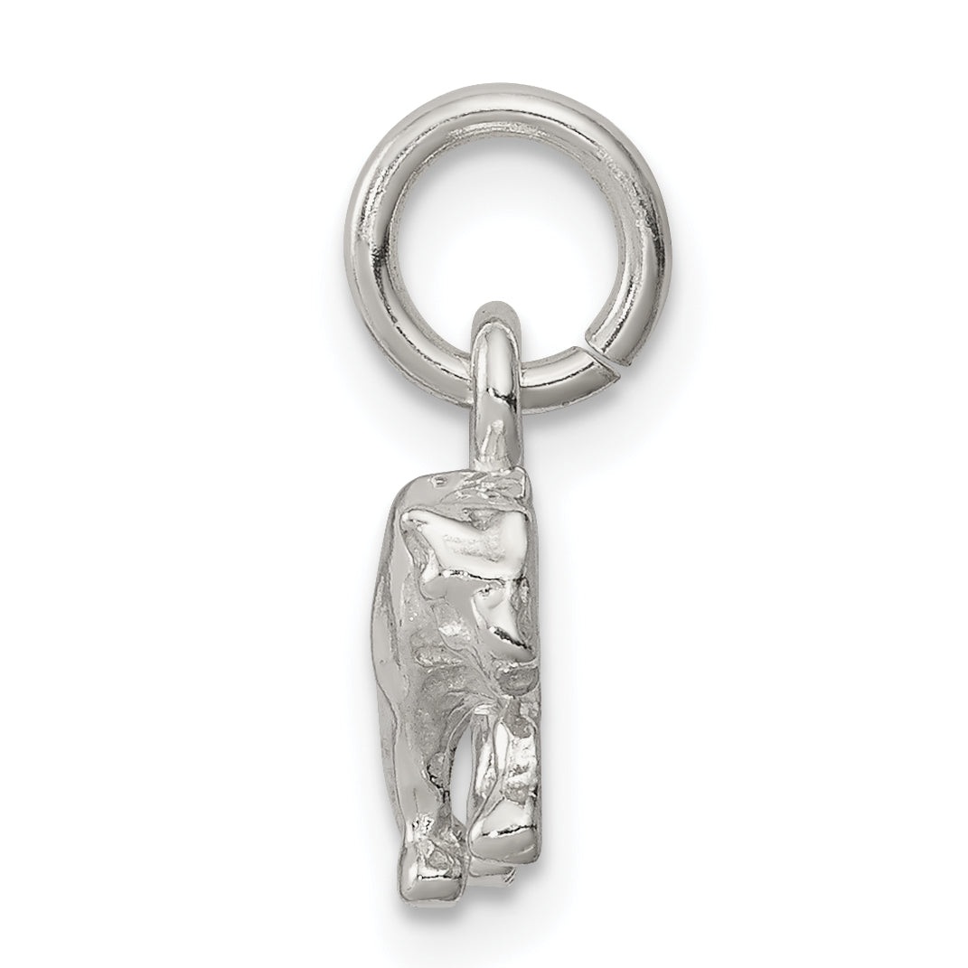 Sterling Silver 925 Panther Charm with Polished Anti-Tarnish Finish Secondary image