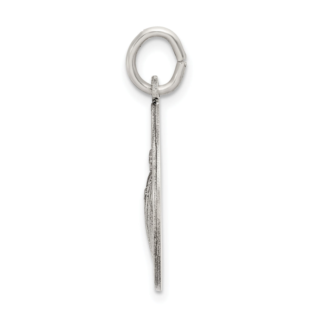 Sterling Silver 925 Antiqued St. Jude Pendant by Sophia Jewelers