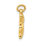 Sterling Silver Gold-Plated Chai Pendant with Polished Finish