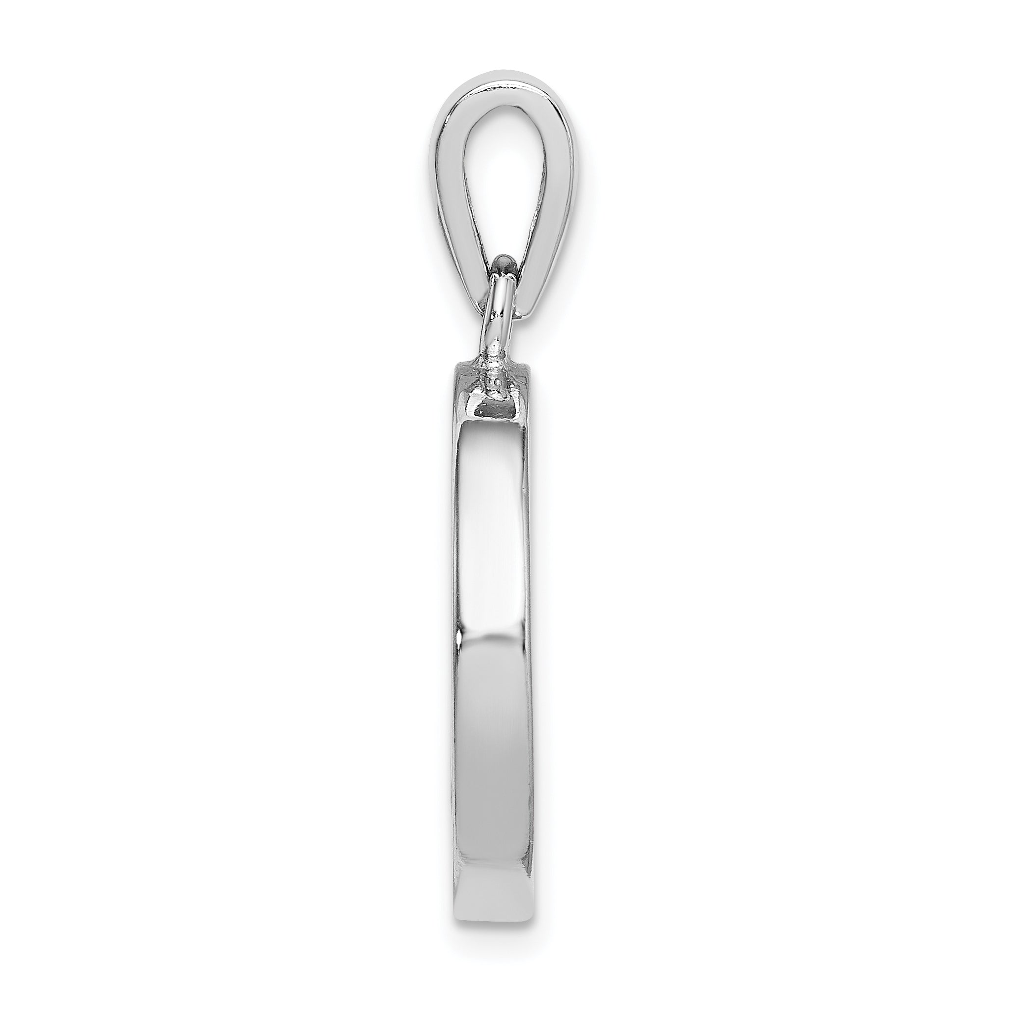 Sterling Silver 925 Star of David Pendant with MOP Inlay