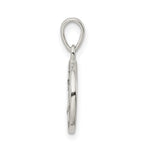 Sophia Jewelers 925 Sterling Silver Glitter Enamel E Pendant