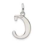 Sophia Jewelers Sterling Silver Glitter Enamel Letter C Pendant