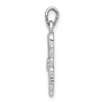 Sophia Jewelers Sterling Silver Maid of Honor Pendant with Rhodium Polish
