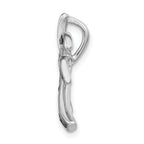 Sterling Silver 925 Abalone Palm Tree Pendant with Rhodium Finish
