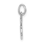 Sophia Jewelers Sterling Silver 925 Anchor Charm with Rhodium Polish