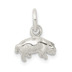 Sterling Silver 925 Pig Charm, 3D Anti-Tarnish Theme by Sophia Jewelers