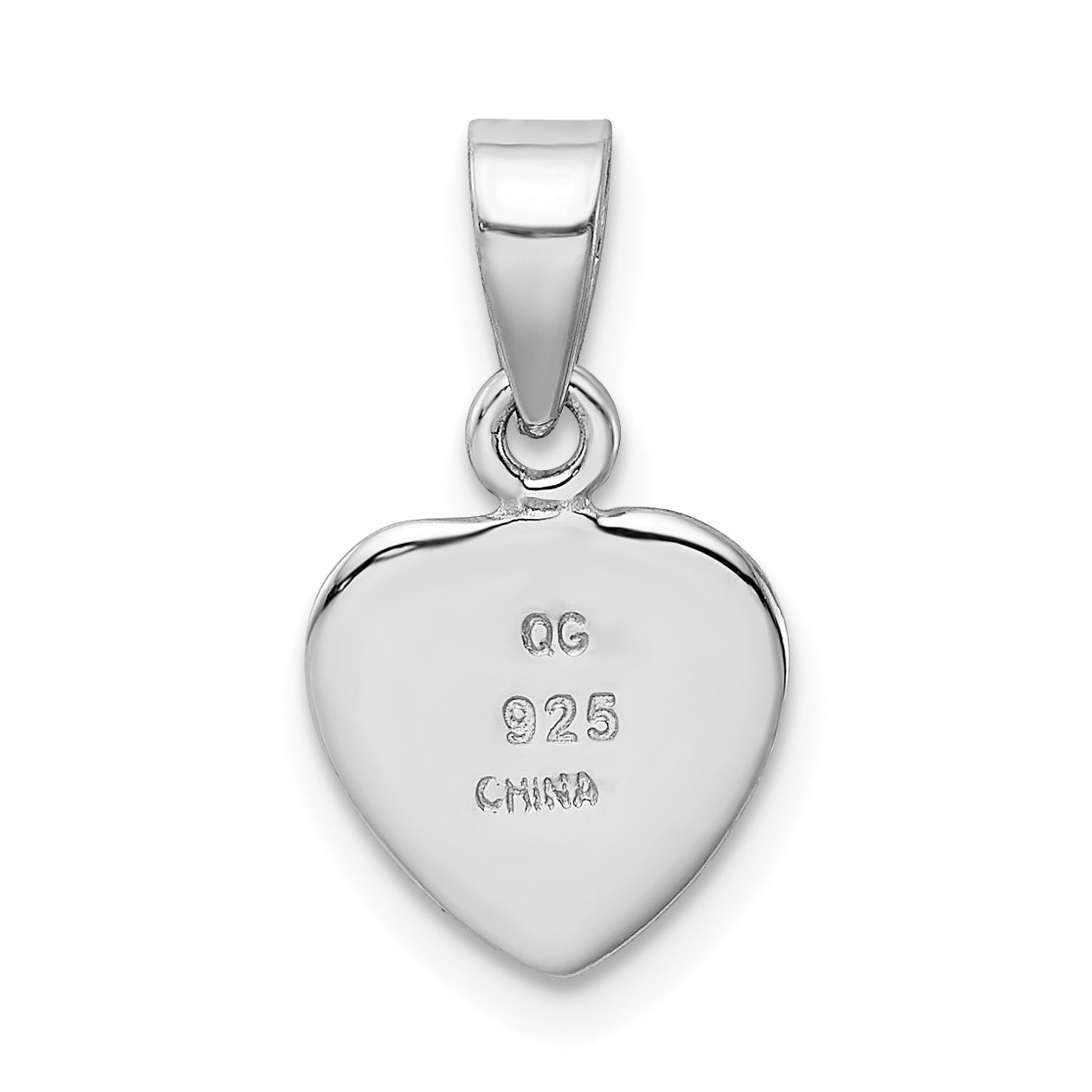Sterling Silver Dog Pendant with Antiqued Rhodium-Plated Finish